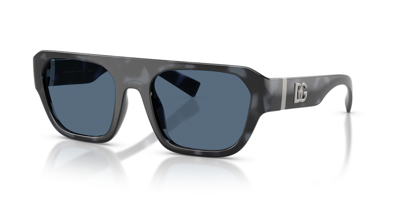 Dolce & Gabbana DG6206 in Blue Havana / Dark Blue (344380) - Alternate View