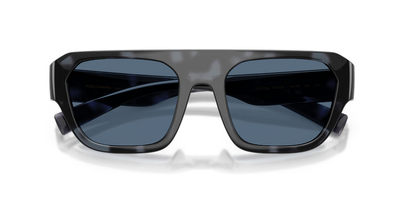 Dolce & Gabbana DG6206 in Blue Havana / Dark Blue (344380) - Alternate View
