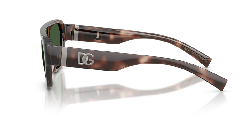 Dolce & Gabbana DG6206 in Brown Havana / Dark Green (344482) - Alternate View