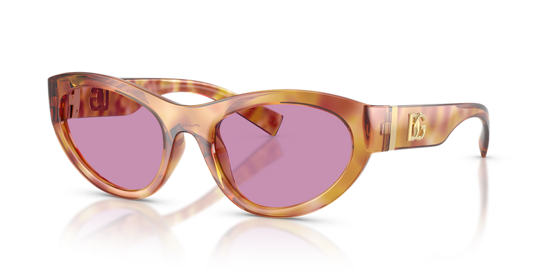 Dolce & Gabbana DG6207 in Violet Havana - Alternate View