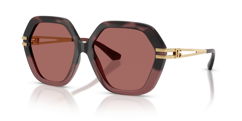 Dolce & Gabbana DG6210 in Burgundy Havana Gradient - Front View