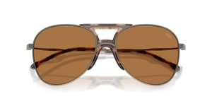 Matte Gunmetal / Solid Brown (104973)
