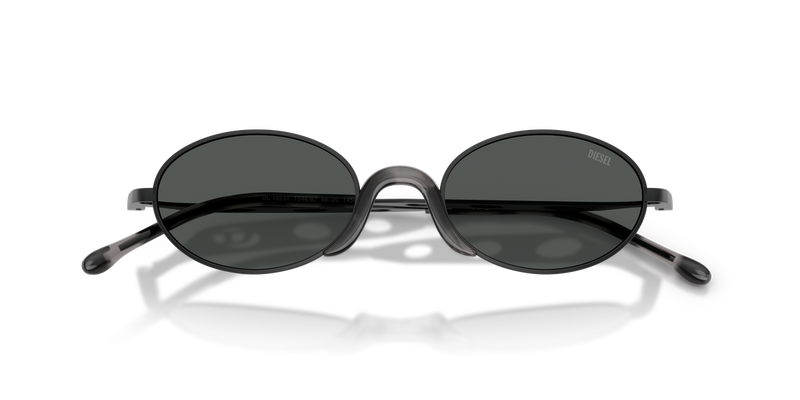 Diesel DL1023T in Black Matte - Side View