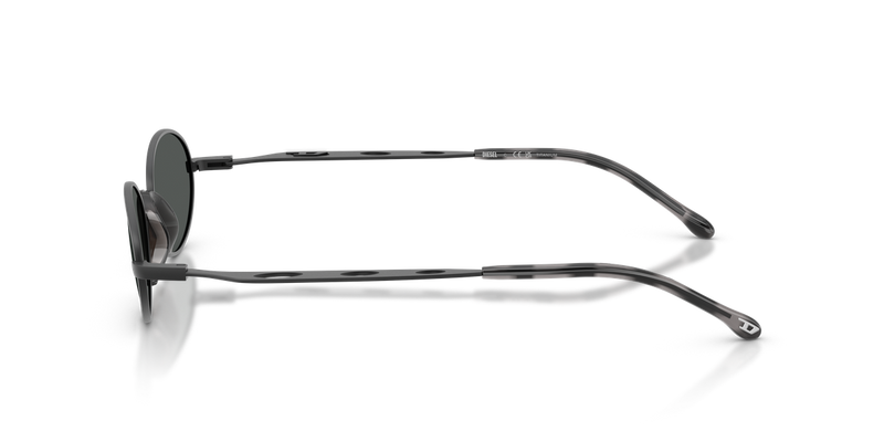 Diesel DL1023T in Black Matte - Back View