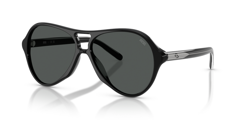 Diesel DL2013U in Solid Black (200187) - Front View