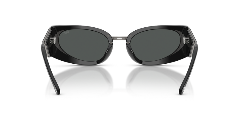Diesel DL2014U in Black/Dark Grey - Temple Detail
