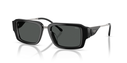 Diesel DL2016U - Black Tranparent Grey / Dark Grey (204487)