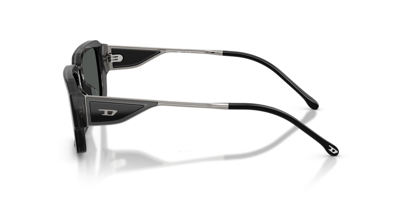 Diesel DL2016U in Black Tranparent Grey - Back View