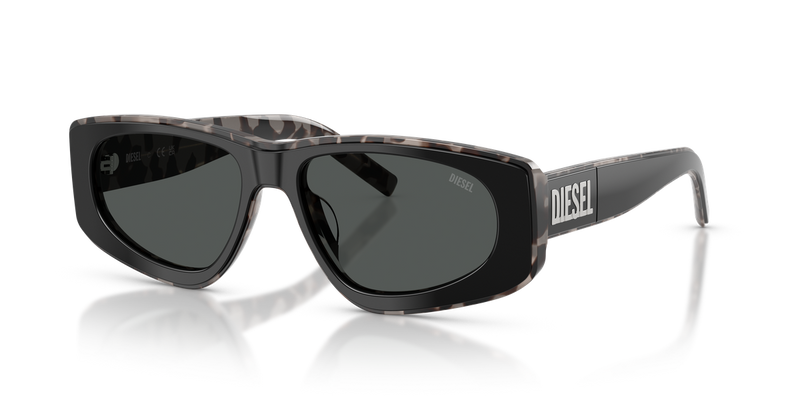 Diesel DL2021U in Top Nero/Tartaruga Ghiaccio - Alternate View