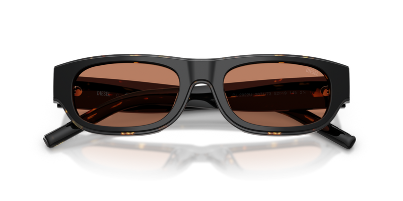 Diesel DL2022U in Top Black Havana Yellow - Alternate View