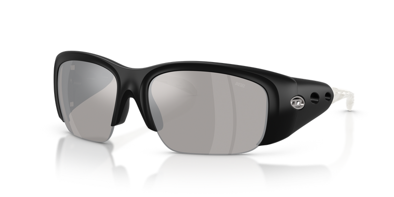 Diesel DL3016U in Crystal/Black - Front View