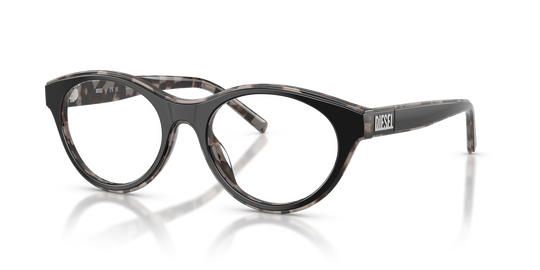 Diesel DL4028F - Top Nero/Tartaruga Ghiaccio / Demo Lens (2068)