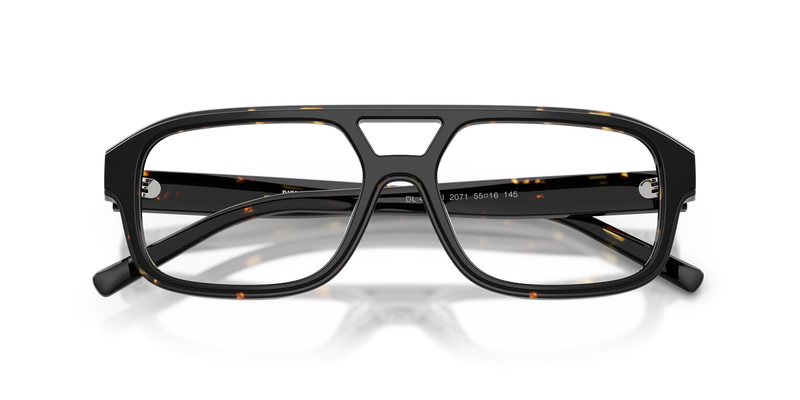 Diesel DL4029U in Top Black Havana Yellow - Alternate View
