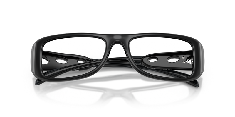 Diesel DL6010U in Transparent Crystal Solid Black - Side View