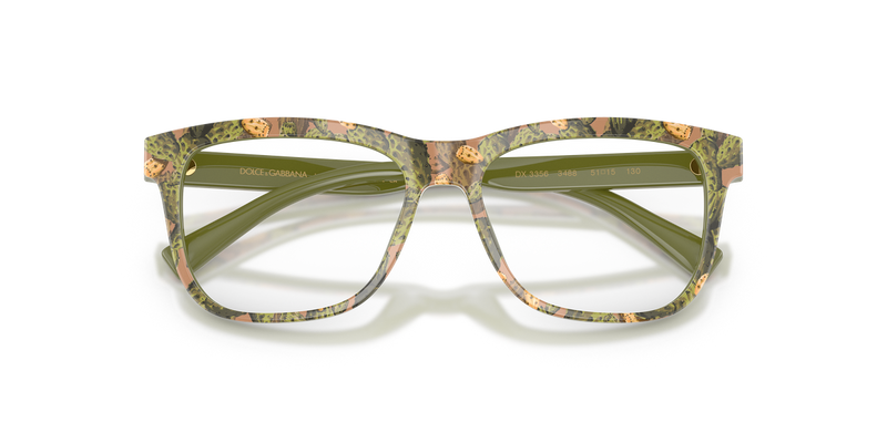 Dolce & Gabbana Kids 0DX3356 in Print Green Figs - Side View