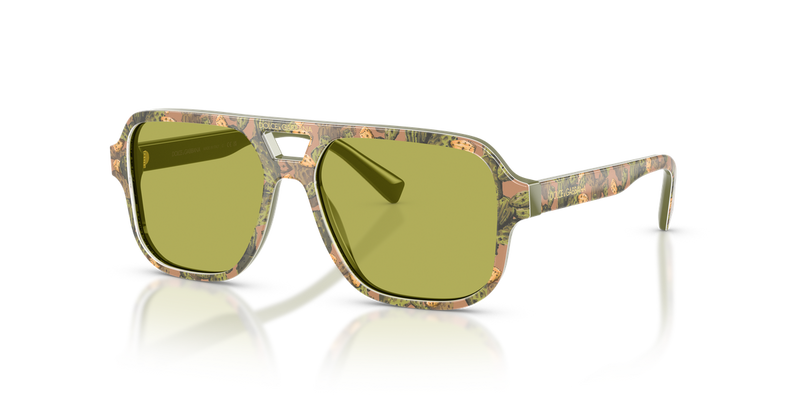 Dolce & Gabbana Kids 0DX4003 in Print Green Figs - Front View
