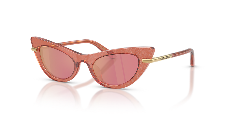 Dolce & Gabbana Kids 0DX4008 in Glitter Pink - Alternate View