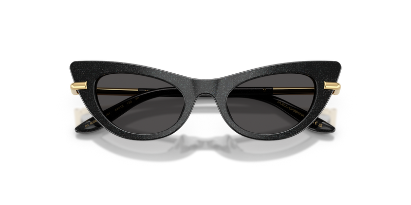 Dolce & Gabbana Kids 0DX4008 in Glitter Black - Side View