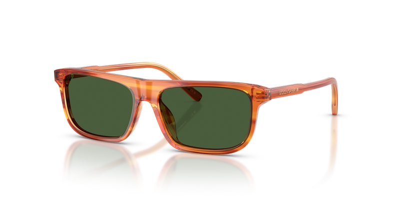 Dolce & Gabbana Kids 0DX4009 in Transparent Camel/Striped Ginger - Alternate View
