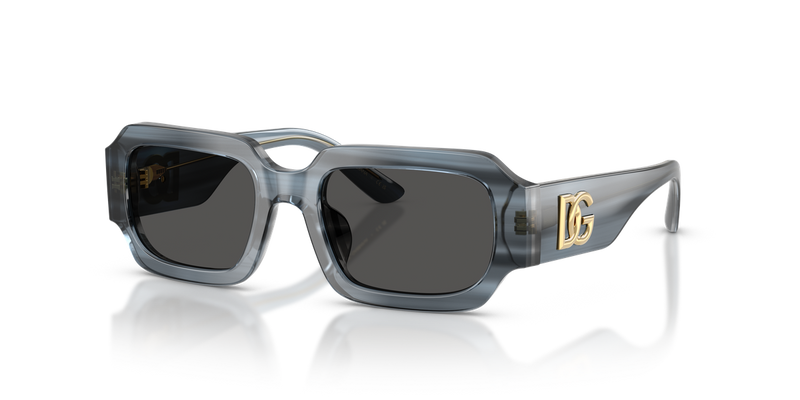 Dolce & Gabbana Kids 0DX4011 in Transparent Blue/Striped Blue - Alternate View