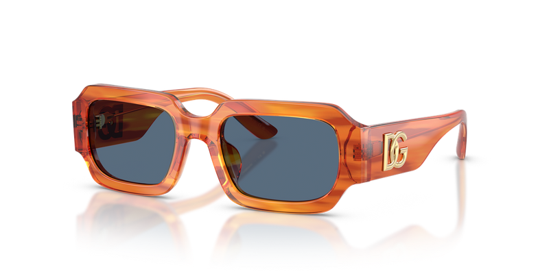 Dolce & Gabbana Kids 0DX4011 in Transparent Camel/Striped Ginger - Alternate View