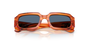 Transparent Camel/Striped Ginger / Dark Blue (348380)