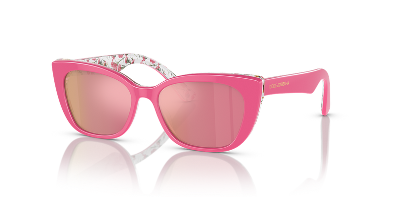 Dolce & Gabbana Kids 0DX4427 in Pink On Pink Flowers - Alternate View