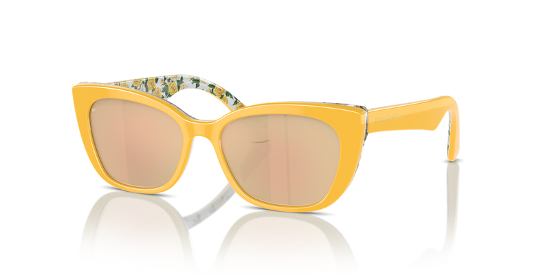Dolce & Gabbana Kids 0DX4427 in Yellow On Yellow Roses - Alternate View