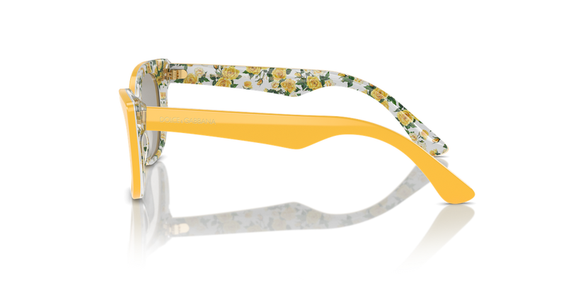 Dolce & Gabbana Kids 0DX4427 in Yellow On Yellow Roses - Alternate View