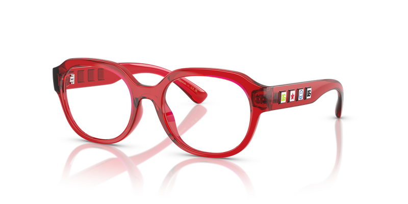 Dolce & Gabbana Kids 0DX5004U in Transparent Red - Alternate View