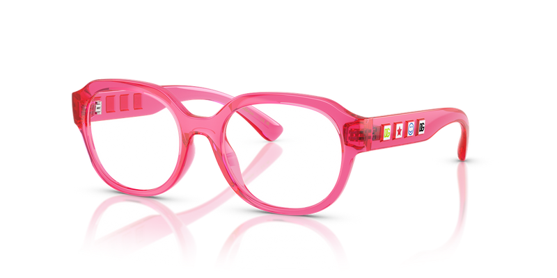 Dolce & Gabbana Kids 0DX5004U in Transparent Fucsia - Alternate View