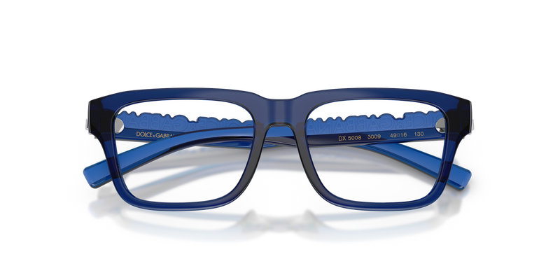 Dolce & Gabbana Kids 0DX5008 in Transparent Dark Blue - Side View