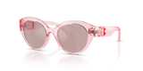 Transparent Pink / Light Violet Mirror Silver Int (3098VS)