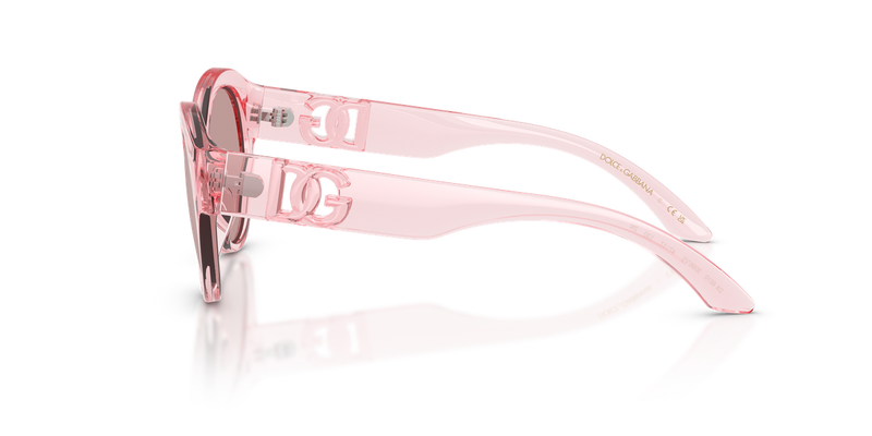 Dolce & Gabbana Kids 0DX6010 in Transparent Pink - Back View