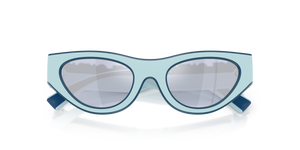 Azure Rubber/Blue / Dark Violet Mirror Silver (30151U)