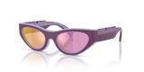 Violet Rubber/Lillac / Pink Mirror Rose Gold (33601T)