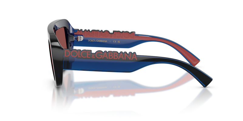 Dolce & Gabbana Kids 0DX6013 in Transparent Dark Blue - Back View