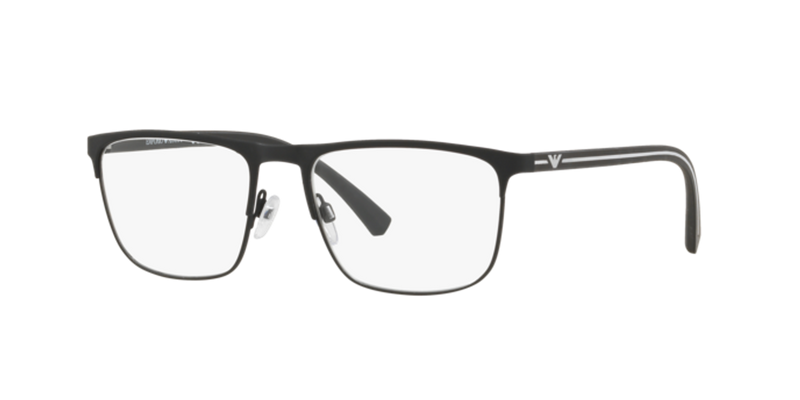 Emporio Armani EA1079 in Rubber Black - Front View