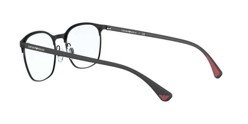 Emporio Armani EA1114 in Matte Black - Side View