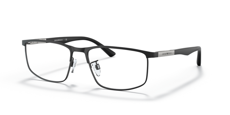 Emporio Armani EA1131 in Matte Black / Demo Lens (3001) - Front View