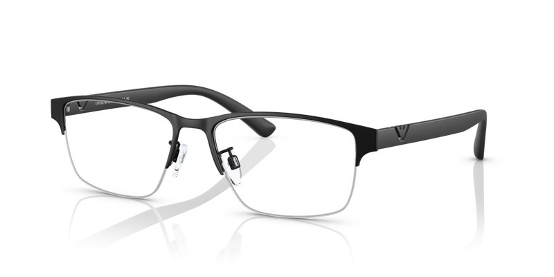 Emporio Armani EA1138 in Matte Black / Demo Lens (3001) - Front View