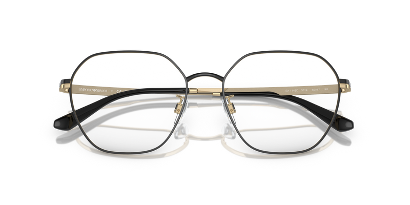Emporio Armani EA1145D in Shiny Black / Demo Lens (3014) - Side View