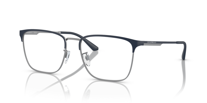 Emporio Armani EA1146D in Matte Blue/Silver / Demo Lens (3018) - Alternate View