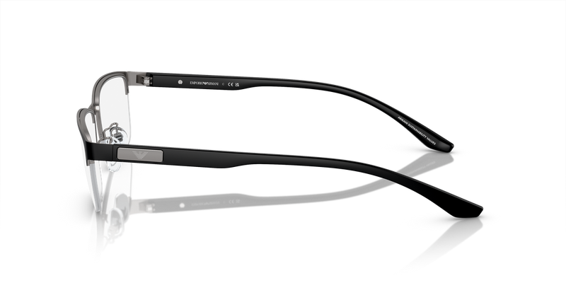 Emporio Armani EA1147 in Matte Gunmetal/Black - Back View