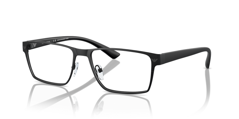 Emporio Armani EA1157 in Matte Black - Front View