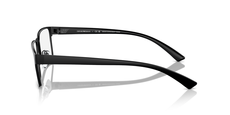 Emporio Armani EA1157 in Matte Black - Back View