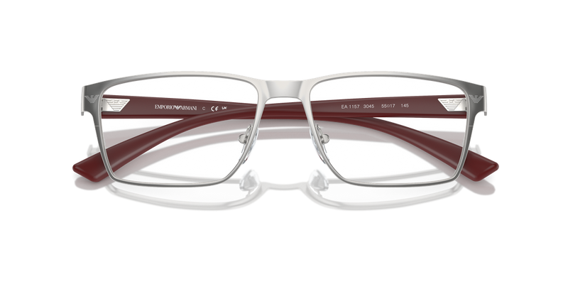 Emporio Armani EA1157 in Matte Silver - Alternate View