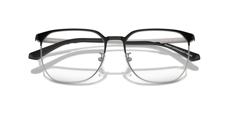 Emporio Armani EA1158D in Matte Black/Gunmetal / Demo Lens (3001) - Side View
