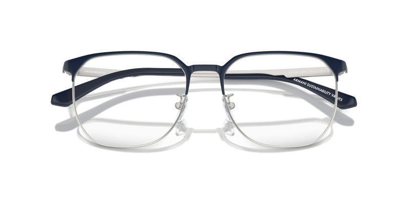 Emporio Armani EA1158D in Matte Blue/Silver / Demo Lens (3018) - Alternate View
