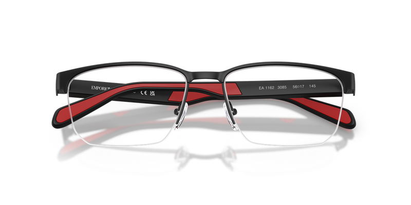 Emporio Armani EA1162 in Matte Black / Demo Lens (3085) - Alternate View